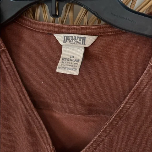 Duluth Trading Co Rust Jumpsuit - Picture 4 of 7